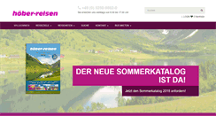 Desktop Screenshot of hoeber-reisen.de